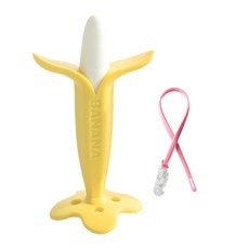 앙쥬 바나나 브러쉬 치발기 세트, 치발기 + 케이스 + 스트랩, 혼합색상 + 랜덤 발송, 1세트 출산/유아동/수유용품 반품 최저가 6,580원