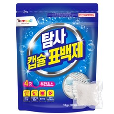 탐사 과탄산소다 캡슐 표백제 30개입, 390g, 1개 생활용품/표백제 반품 최저가 5,540원