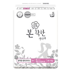 유기농본 착한 팬티라이너, 1개, 28개입, 롱 생활용품/생리대/성인용기저귀 반품 최저가 2,770원