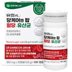 유한메디카 당케어 엔 탑 혈당 유산균 10.5g, 1개, 30정 헬스/건강식품/건강식품 반품 최저가 9,110원