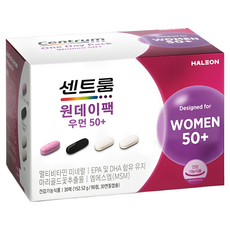 센트룸 원데이팩 우먼50+ 멀티비타민 152.52g, 30회분, 1개 헬스_건강식품/비타민/미네랄 반품 최저가 61,520원