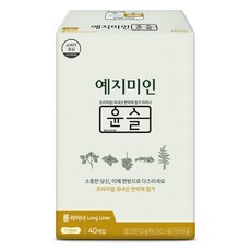예지미인 윤슬 팬티라이너, 롱, 40개입, 1개 생활용품/생리대/성인용기저귀 반품 최저가 3,200원