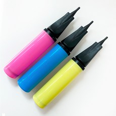 코멧 풍선 손펌프, 혼합색상, 3개 문구/오피스/파티/이벤트 반품 최저가 3,690원