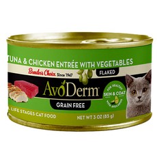 아보덤 전연령 고양이 그레인프리 주식캔, 참치, 85g, 1개 반려동물용품/고양이 사료 반품 최저가 1,740원