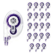 롱 수정테이프, 보라, 20개 문구/오피스/필기류 반품 최저가 7,500원