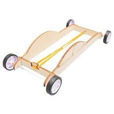 넥트론 과학실험 STEAM 교육 목재 모형 자동차 · 비행기 DIY 조립 키트 고무줄 동력차 95 x 190 x 40 mm, 1세트 문구/오피스/학용품/수업준비 반품 최저가 4,090원