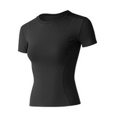 풍깍쟁이 여성용 고퀄 사이드 라인 신축성 요가 반팔 티셔츠 스포츠/레저/여성스포츠의류 반품 최저가 18,600원