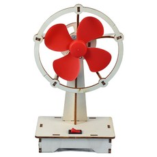 넥트론 물리 과학실험 DIY 키트 선풍기 90 x 90 x 195 mm, 1개 완구_취미/학습완구/교구 반품 최저가 5,390원