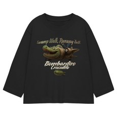 골든래빗 이탈리안 브레인롯 패밀리 긴팔티셔츠 크로코딜로 출산/유아동/유아동패션 반품 최저가 11,170원