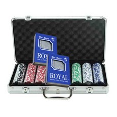 후니갬블 카지노 칩 300p + 국내산카드 2p + 주사위 5p + 열쇠 + 하드케이스, 화이트 + 블루 + 그린 + 레드 + 블랙 + 랜덤 발송, 1개 완구/취미/보드게임 반품 최저가 31,730원