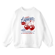 주니어클럽제니 주니어용 오버핏 체리리큐르 맨투맨 JN1089M 출산/유아동/유아동패션 반품 최저가 17,170원