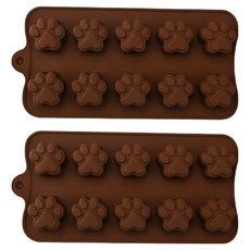 벤듀라 고양이 발바닥 초콜릿 몰드 10구, 브라운, 2개 주방용품/주방조리도구 반품 최저가 4,040원