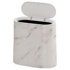 썬앤드림 대리석 패턴 틈새 이중 쓰레기통, 화이트 푸시형 홈인테리어/수납/정리 반품 최저가 12,240원