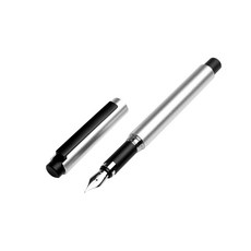 KACO EXACT 고급 만년필 + 케이스, F, 실버 문구/오피스/필기류 반품 최저가 23,350원