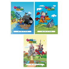 Fullcolors 남아용 뜯어쓰는 동화종합장, 랜덤 발송, 3개입 문구/오피스/학용품/수업준비 반품 최저가 3,630원