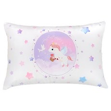 마이하우스 아동용 유니콘 캐릭터 누빔 베개커버, 엘리 화이트 출산/유아동/유아동침구 반품 최저가 21,000원