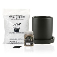 삼호유리 간편 분갈이 화분 세트 SH1704-6, 블랙, 1개 홈인테리어/원예/가드닝 반품 최저가 20,040원