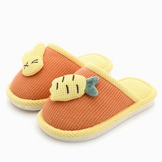 래빗풋 온가족 당근토끼 거실 실내화, 240, 오렌지, 1개 출산/유아동/유아동패션 반품 최저가 9,220원