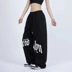 마켓피아 여성용 레터링 줌바 무대 댄스 조거팬츠 스포츠/레저/여성스포츠의류 반품 최저가 16,000원