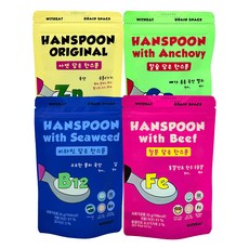 위드잇 한스푼 라이스칩 25g x 4종 세트, 혼합맛(곡물/김/멸치/소고기), 1세트 식품/과자/초콜릿/시리얼 반품 최저가 8,400원