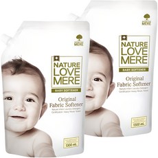 네이쳐러브메레 유아 오리지널 섬유유연제 허브가든향 리필, 1.3L, 2개 생활용품/세탁세제 반품 최저가 5,990원