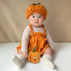 이키 신생아용 할로윈 펌킨 오버롤 + 모자 + 호박 딸랑이 세트 문구/오피스/파티/이벤트 반품 최저가 34,890원