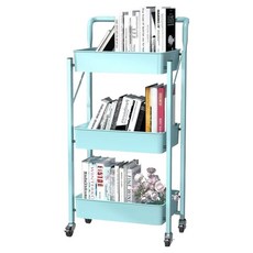 로이 접이식 트롤리 손잡이 3단 40 x 29.5 x 91 cm, 블루 홈인테리어/싱글하우스 반품 최저가 26,330원