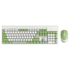 맥스틸 저소음 3색 키캡 풀배열 사무용 무선키보드 + 마우스 + 키스킨 세트, GM-MK909 Triple Edition, Milk Green, 일반형 가전디지털/키보드/마우스 반품 최저가 22,900원