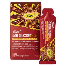 얼라이브 슈퍼 에너지젤 플러스, 490g, 1개 헬스/건강식품/헬스보충식품 반품 최저가 21,900원