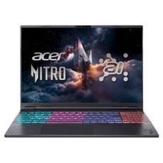 에이서 2025 니트로 16 라이젠 AI 라이젠 AI 300 시리즈 지포스 RTX 5070, 블랙, 1TB, 32GB, Free DOS, AN16S-61-R4WY