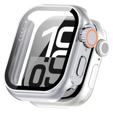 이츠라이프 애플워치 울트라st 체인지 강화유리 풀커버 케이스, 실버, 1개 헬스/건강식품/건강/의료용품 반품 최저가 6,000원