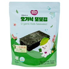또또맘 유기농 무가미 오가닉 어린이 또또김, 1개, 20g, 김 출산/유아동/분유/어린이식품 반품 최저가 5,900원
