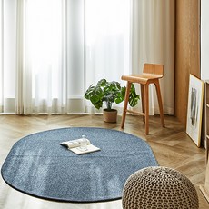 아담데코 셔닐 벨벳 리브 4계절 유러피안 러그 타원형 홈인테리어/카페트/쿠션 반품 최저가 30,900원