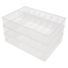 칸막이 속옷 정리함, 투명, 3개 생활용품/바구니/칸막이 반품 최저가 8,940원