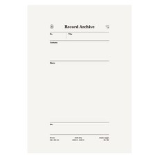 루카랩 2026년 레코드 아카이브 불렛저널 B6 위클리 다이어리, 포그 오트밀, 1개 문구/오피스/다이어리/플래너 반품 최저가 10,680원