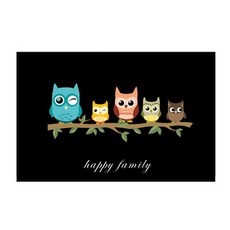 키센 주방 아트보드 복을 부르는 부엉이1 680 x 650 mm, 블랙, 1개 홈인테리어/셀프인테리어 반품 최저가 37,810원