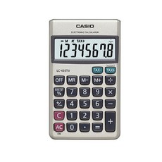 카시오 계산기 일반용 LC-403TV, 혼합 색상, 1개 문구/오피스/사무용품 전문관 반품 최저가 3,590원