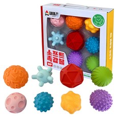 재미존 소프트 촉감볼 8종 세트, 혼합색상, 1세트 완구/취미/신생아/영아완구 반품 최저가 11,800원