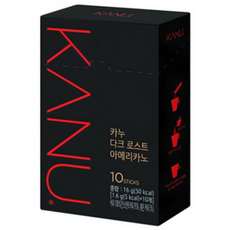 카누 다크 로스트 아메리카노 원두커피믹스, 1.6g, 10개입, 1개 식품/커피/원두/차 반품 최저가 5,500원