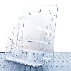 아크릴 카다로그 3단 진열대 A4, 투명, 1개 문구/오피스/사무용품 전문관 반품 최저가 7,790원