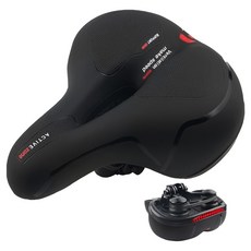 메이크스피드 2중 스프링쿠션 자전거 안장, 블랙레드, 1개 스포츠/레저/자전거 반품 최저가 9,870원