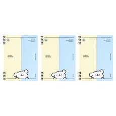 몰티즈 스프링 노트 B5, 스카이블루, 3개 문구/오피스/노트/메모지 반품 최저가 8,880원