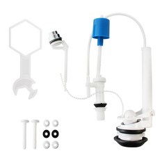 JWON 투피스 양변기 부속 측면 버튼형 + 조립공구 세트, 혼합색상 홈인테리어/변기/비데용품 반품 최저가 10,140원