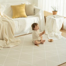 데코뷰 베이지 다이아 양면쿠션 놀이방매트 홈인테리어/놀이/다용도매트 반품 최저가 108,460원