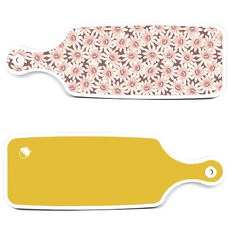 로엠디자인 서빙 도마 보드 2p 라임 세트, 라임, 자색플라워패턴, 1세트 undefined/undefined 반품 최저가 4,270원