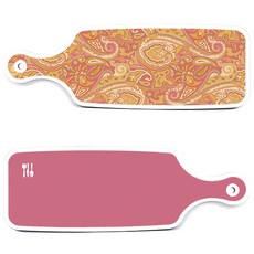 로엠디자인 서빙 도마 보드 2p 핑크 세트, 핑크, 적황색라인아트, 1세트 주방용품/주방조리도구 반품 최저가 3,830원