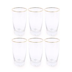 글라스듀 골드림 높은 하이볼 잔 대, 6개 식품/가루/조미료/오일 반품 최저가 7,000원