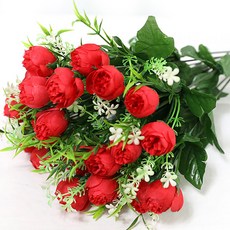 조아트 조화 케이라로즈 꽃다발, 레드, 3개 홈인테리어/원예/가드닝 반품 최저가 12,850원