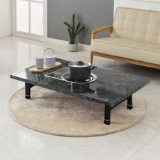 노아가구 리치블 불판테이블, 마블블랙 undefined/undefined 반품 최저가 122,840원