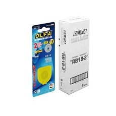 올파 로터리커터 리필날 2p RB18-2, 6개 문구/오피스/사무용품 전문관 반품 최저가 6,390원